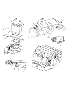 Part Location Diagram of 725-04853 MTD Switch